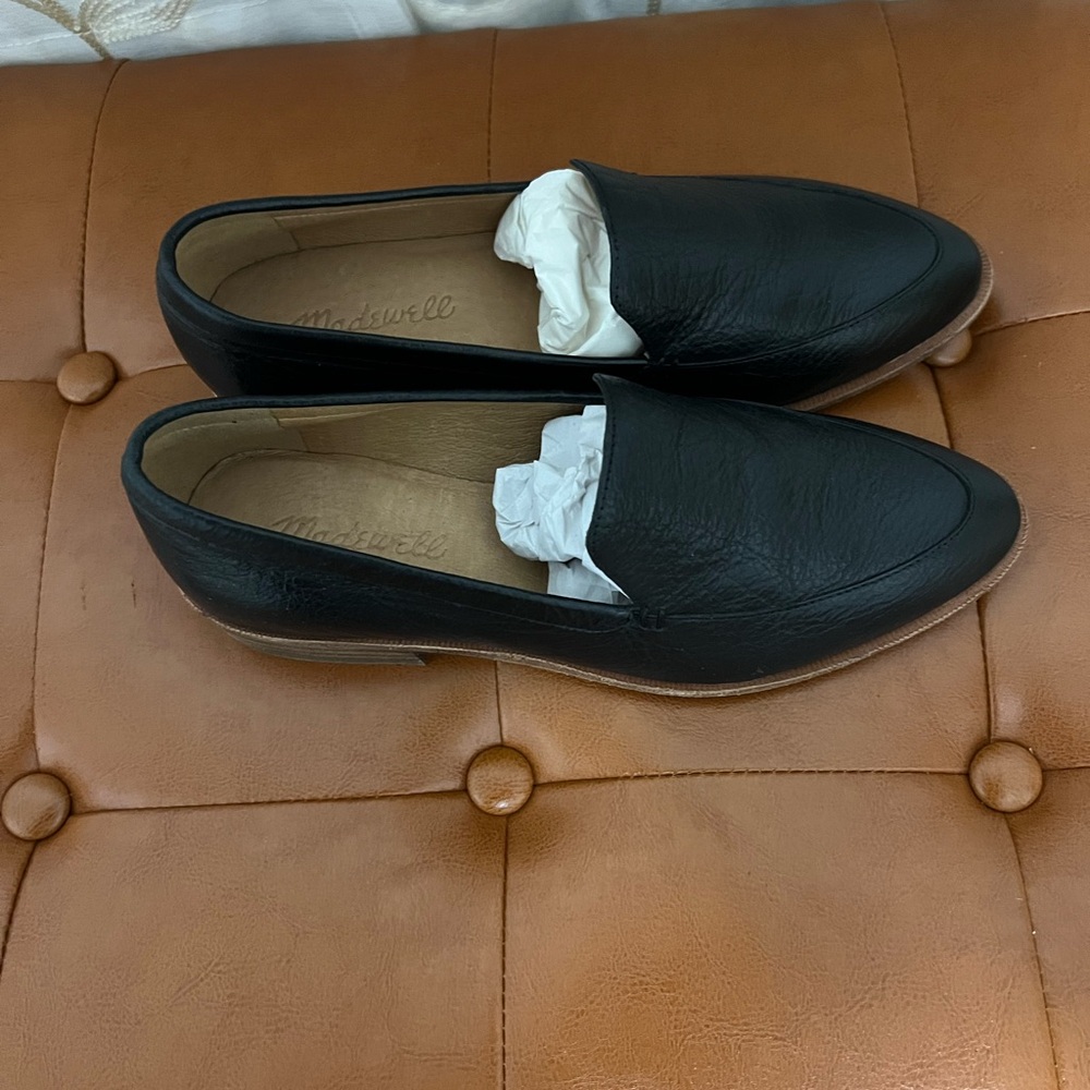 Black loafers from Sezane, never worn
